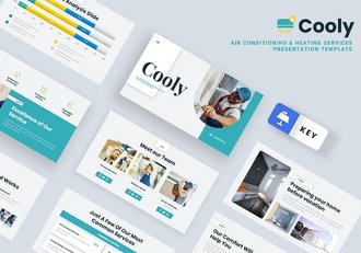 空调售后公司keynote模板 - 顶尖PPT