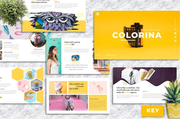 创意商务品牌推广方案Keynote模板 - 顶尖PPT