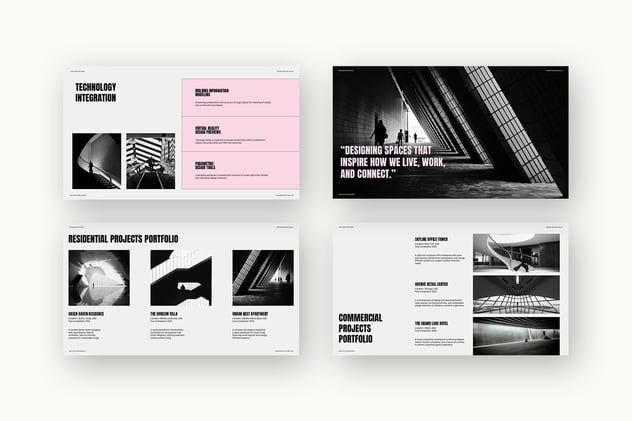 建筑师套件主题创意Keynote模板 - 顶尖PPT