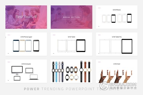 120页极简艺术唯美风格PPT模板 - 顶尖PPT