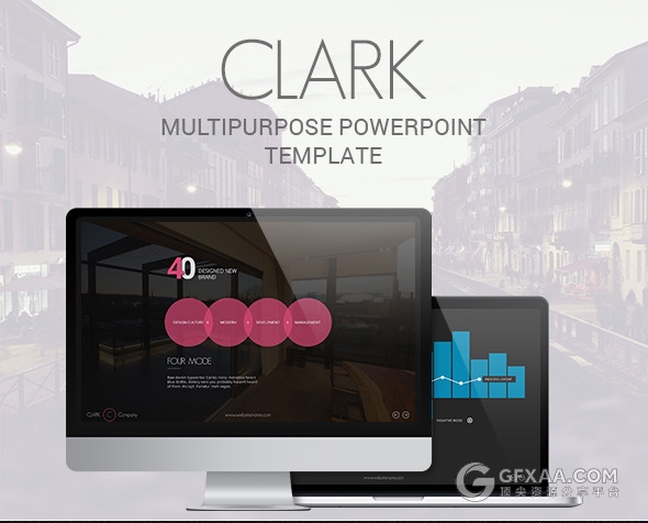 扁平化高端商务多用途PPT模板 - 顶尖PPT