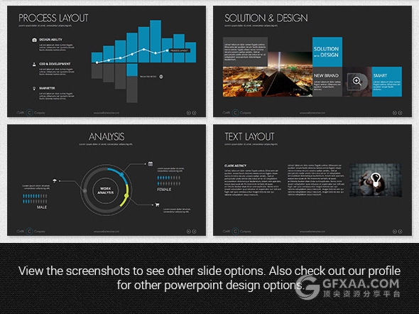 扁平化高端商务多用途PPT模板 - 顶尖PPT