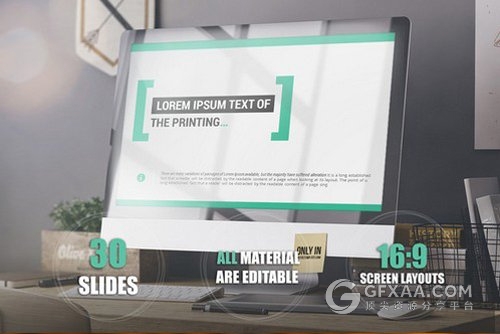 30多页欧美商务多用途PPT模板 - 顶尖PPT