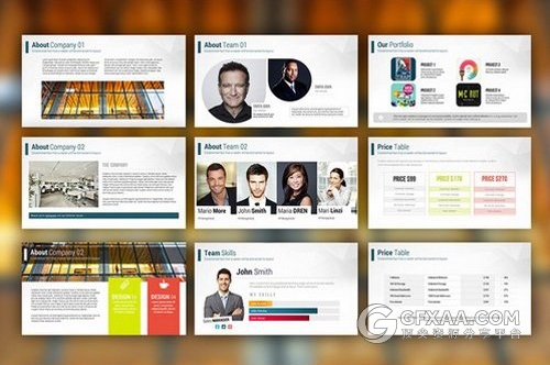 30多页欧美商务多用途PPT模板 - 顶尖PPT