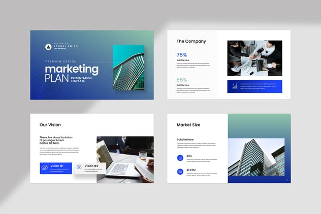 营销计划推广策略方案Keynote模板 - 顶尖PPT