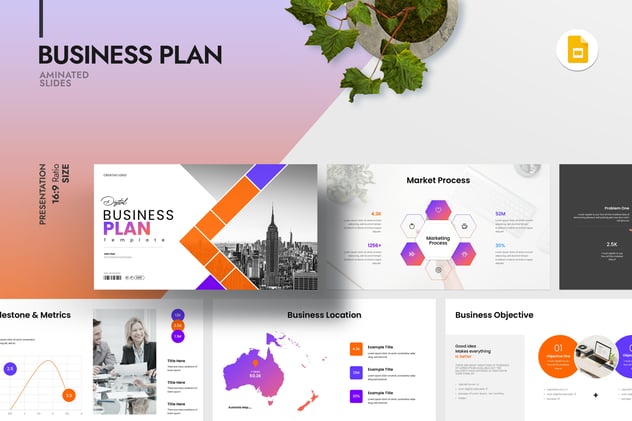 数字业务计划演示PPT模板 - 顶尖PPT
