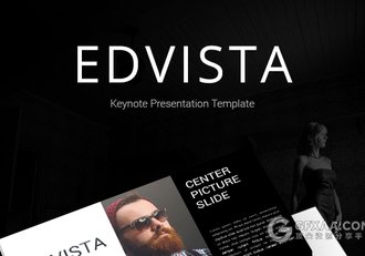 极简艺术杂志风格PPT模板 - 顶尖PPT