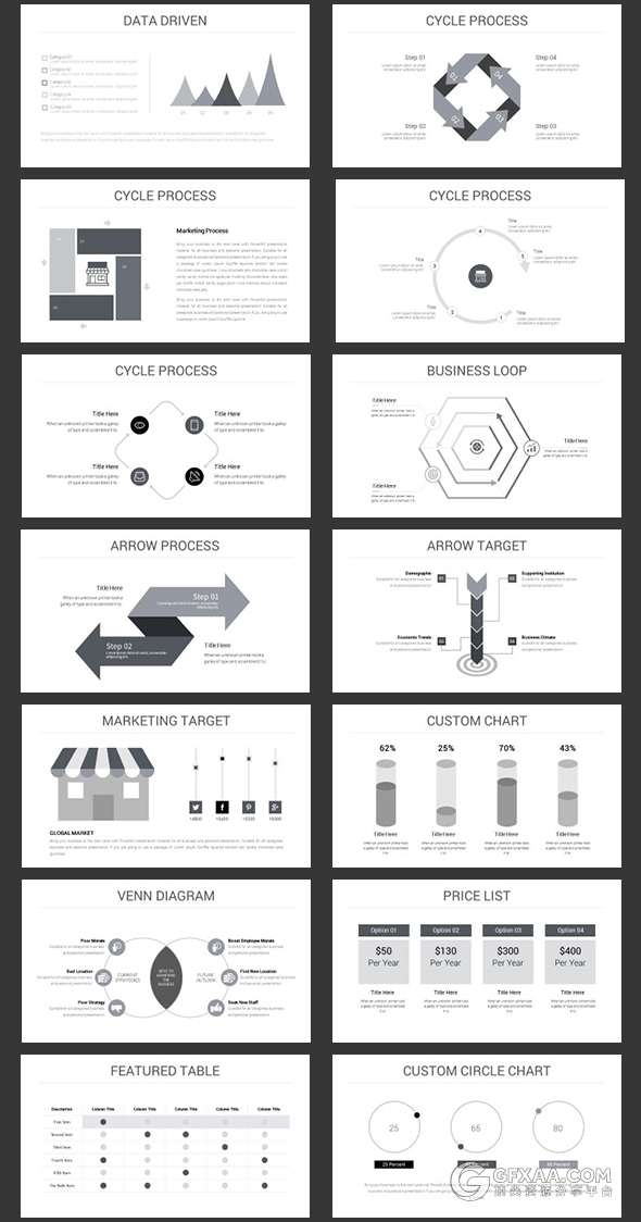 极简艺术杂志风格keynote模板 - 顶尖PPT