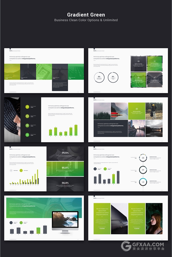 110页极简文艺杂志风格keynote模板 - 顶尖PPT