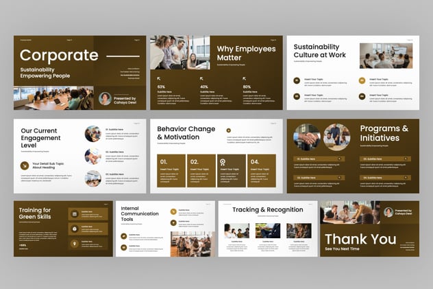 企业可持续发展人才培养keynote模板 - 顶尖PPT