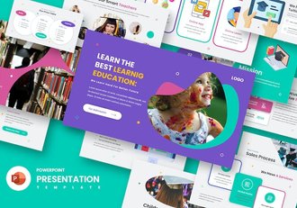 教育活动教学展示PPT模板 - 顶尖PPT