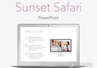 20页渐变色欧美风格PPT模板 - 顶尖PPT