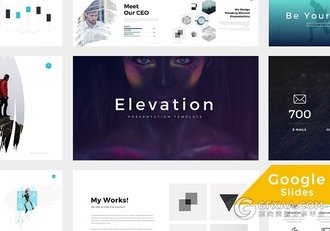 112页图片展示艺术风格PPT模板 - 顶尖PPT