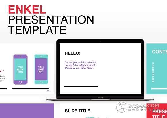 简约欧美风格PPT模板 - 顶尖PPT