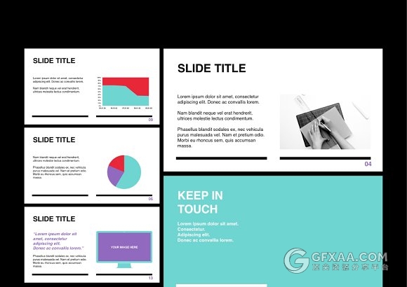 简约欧美风格PPT模板 - 顶尖PPT