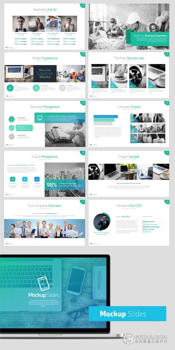 85页10款不同颜色数据图表年计划总结PPT模板 - 顶尖PPT
