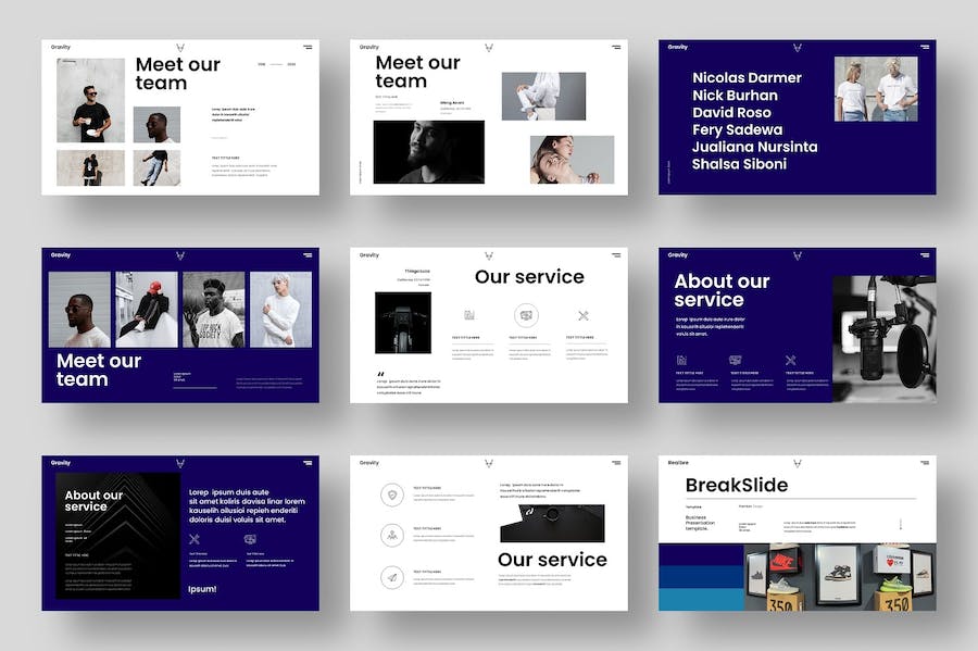 产品摄影展示服装奢侈品产品营销策划产品业务展示PPT模板 - 顶尖PPT