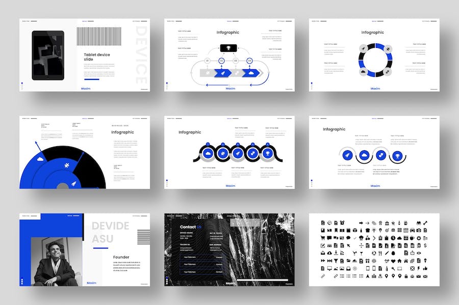 高端欧美商务风格PPT模板 - 顶尖PPT