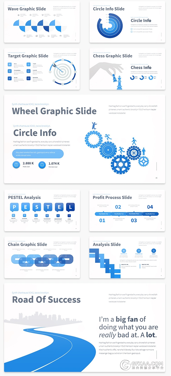 10款欧美范图片展示数据图表PPT模板 - 顶尖PPT