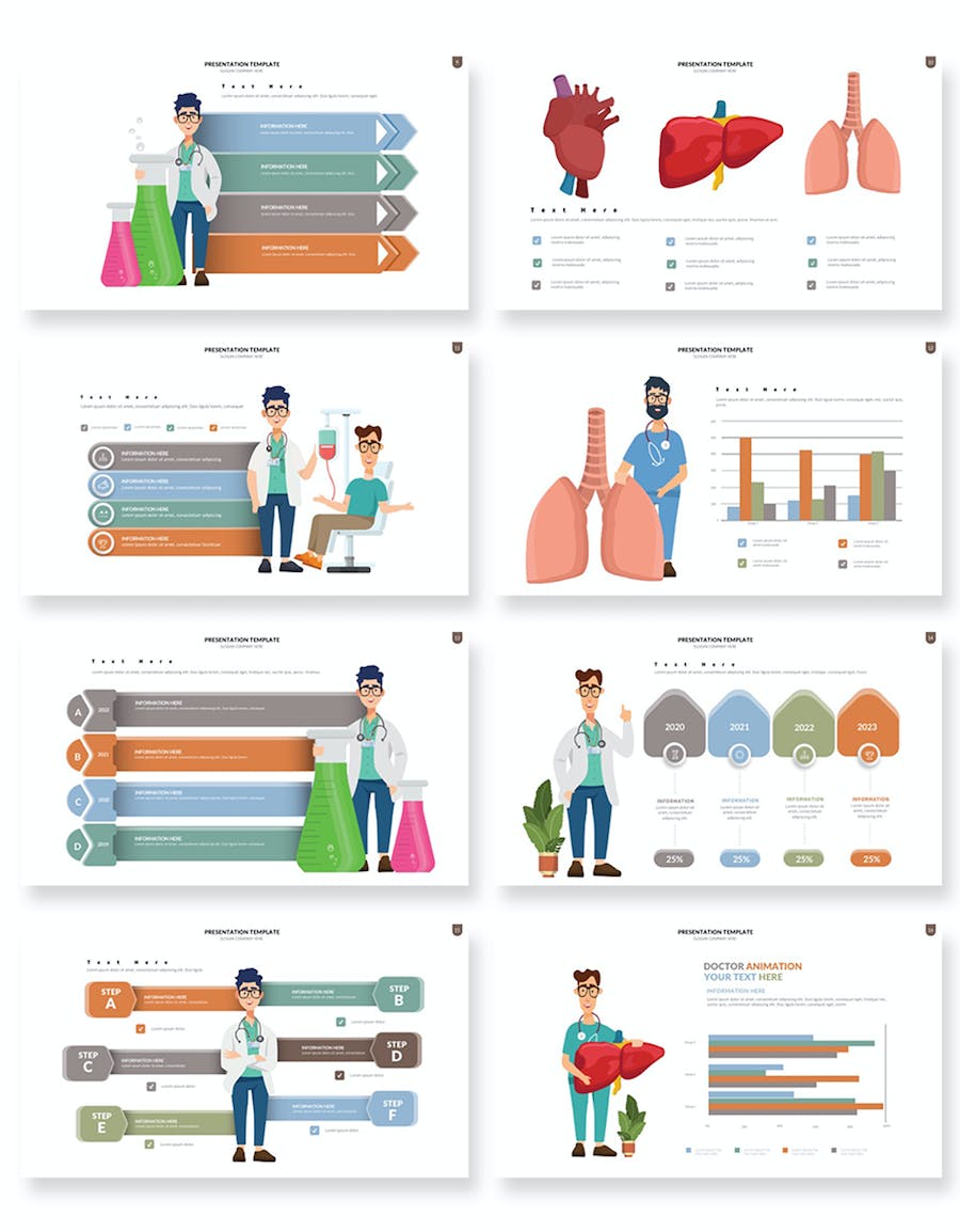 医疗保健专业方案展示PPT模板 - 顶尖PPT