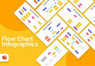 业务流程图工作流程信息图表PPT模板 - 顶尖PPT