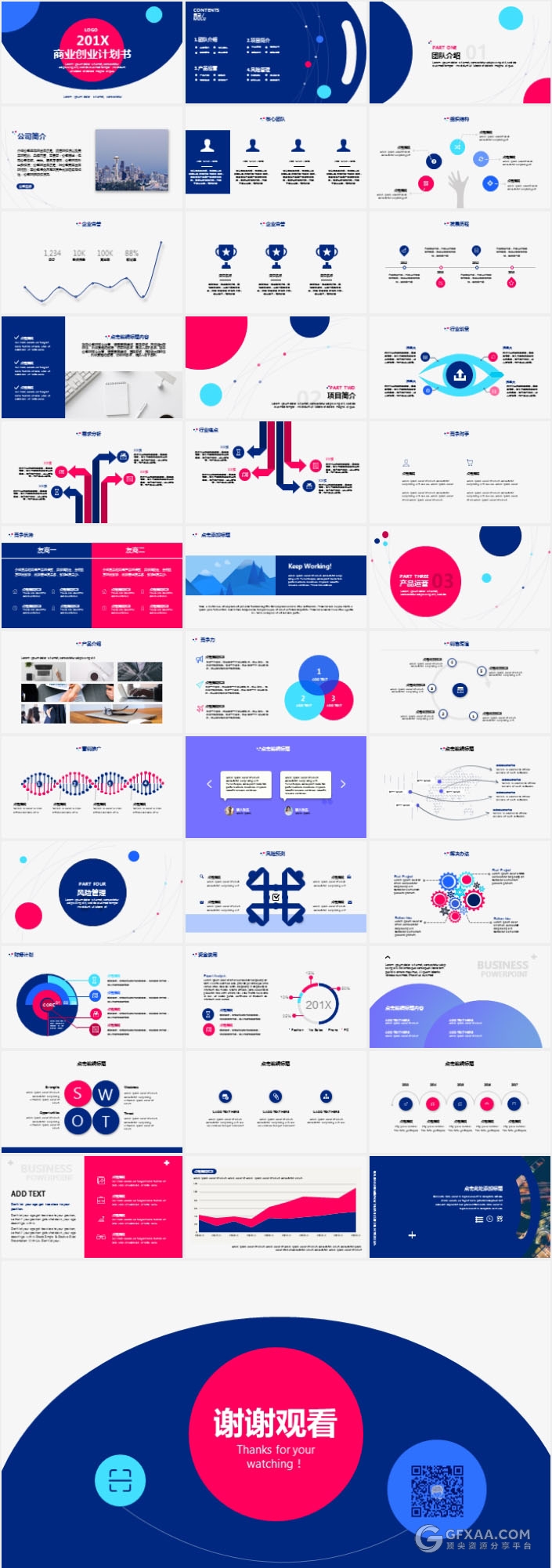 精美商业创业计划书 - 顶尖PPT