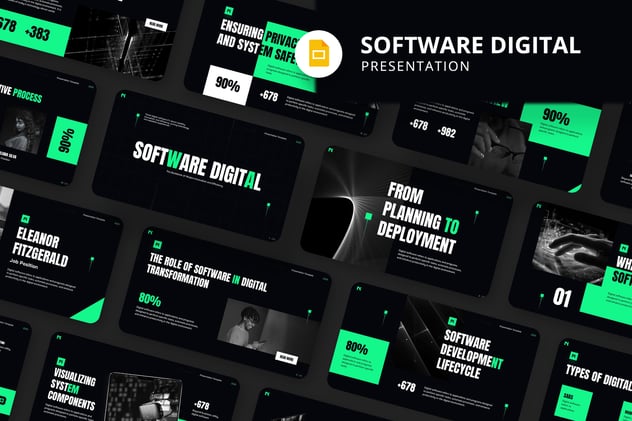 软件推介平台PPT模板 - 顶尖PPT