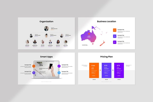 数字业务计划演示PPT模板 - 顶尖PPT