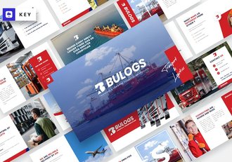 运输与物流行业分析报告keynote模板 - 顶尖PPT