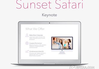 精美仿UI风格设计keynote模板 - 顶尖PPT