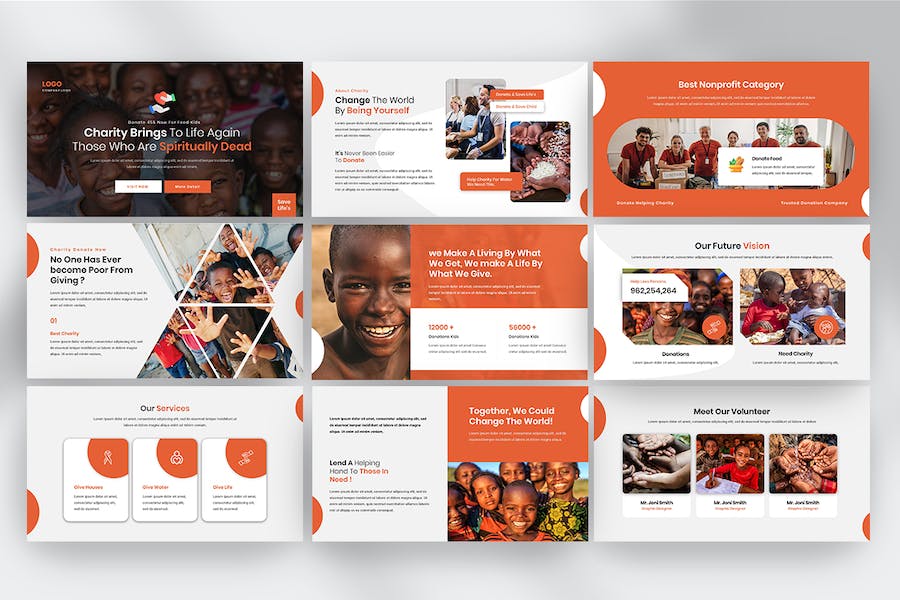 慈善公益活动PPT模板 - 顶尖PPT