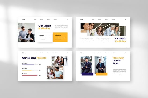 校园教育学院主题keynote模板 - 顶尖PPT