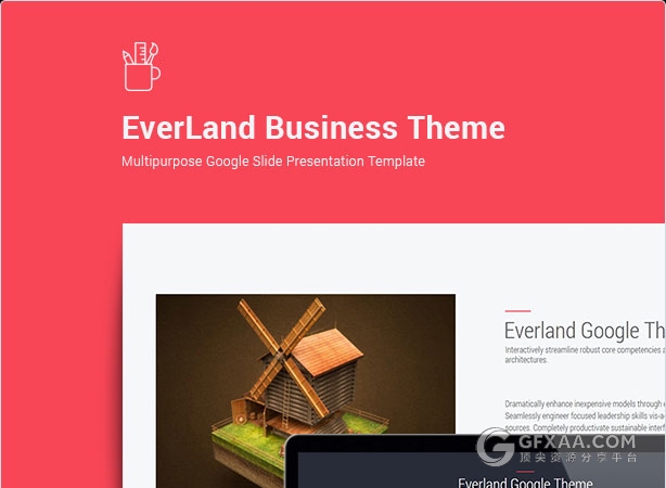 高端谷歌公司幻灯片演示PPT模板 - 顶尖PPT