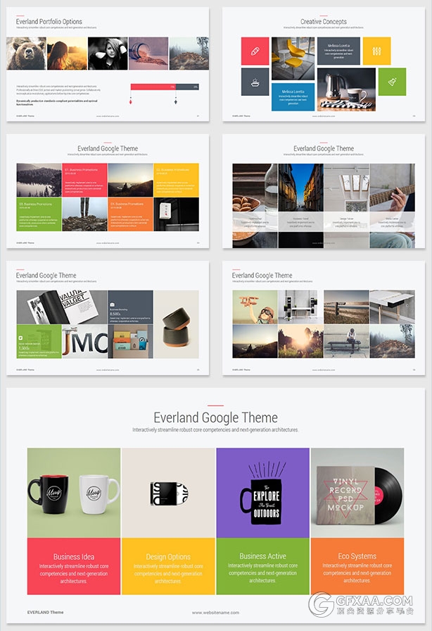 高端谷歌公司幻灯片演示PPT模板 - 顶尖PPT