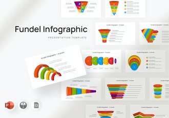 信息图表展示数据统计PPT模板 - 顶尖PPT