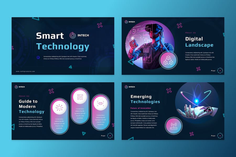 智能科技产品功能展示PPT模板 - 顶尖PPT