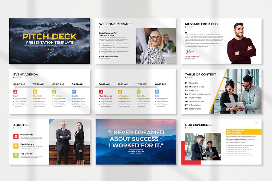 融资路演项目展示推介PPT模板 - 顶尖PPT