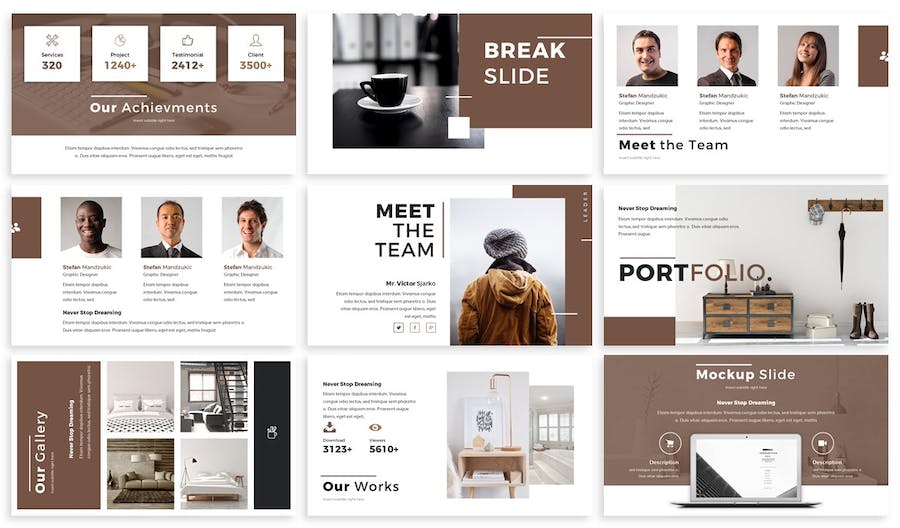 建筑室内设计讲述展示规划应用方案PPT模板 - 顶尖PPT