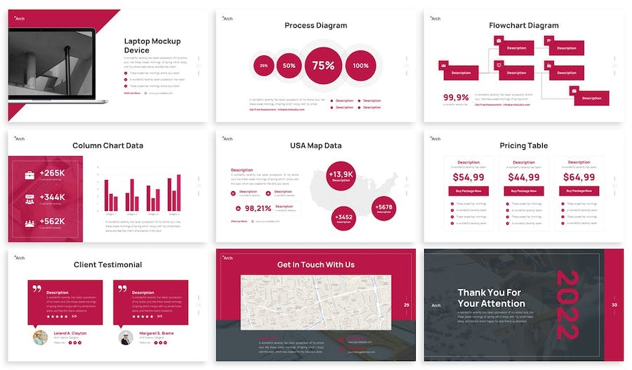 建筑架构PPT模板 - 顶尖PPT