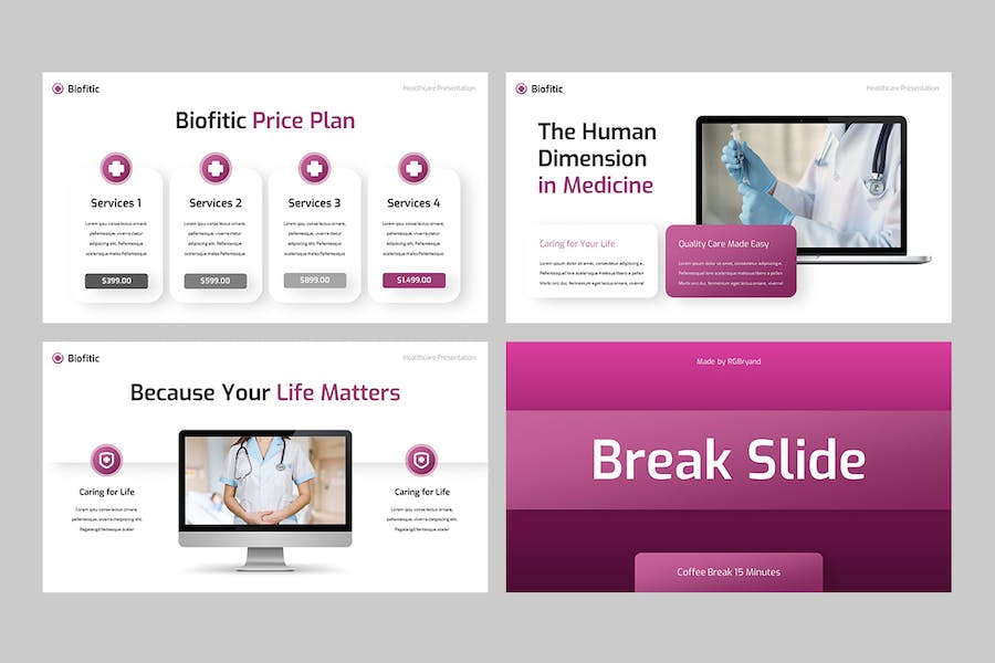 生物科学医学PPT模板 - 顶尖PPT