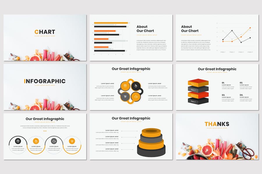 美食餐饮品牌推广宣传Keynote模板 - 顶尖PPT