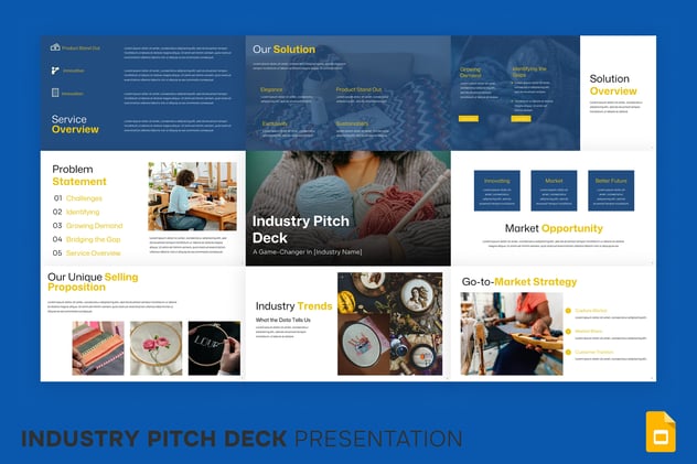 行业推介市场调研PPT模板 - 顶尖PPT