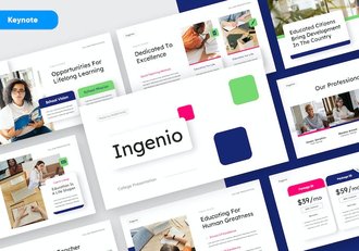 创新教育培训课程教学方法Keynote模板 - 顶尖PPT