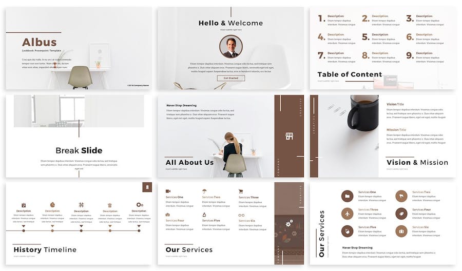 建筑室内设计讲述展示规划应用方案PPT模板 - 顶尖PPT