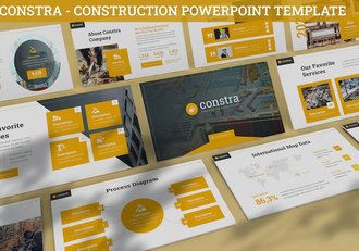 建筑工程工业PPT模板 - 顶尖PPT