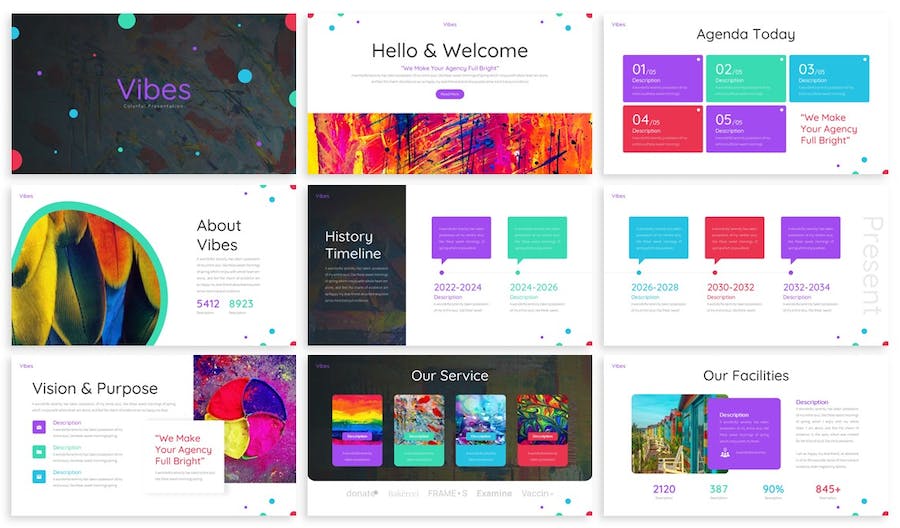 画廊艺术主题演讲keynote模板 - 顶尖PPT