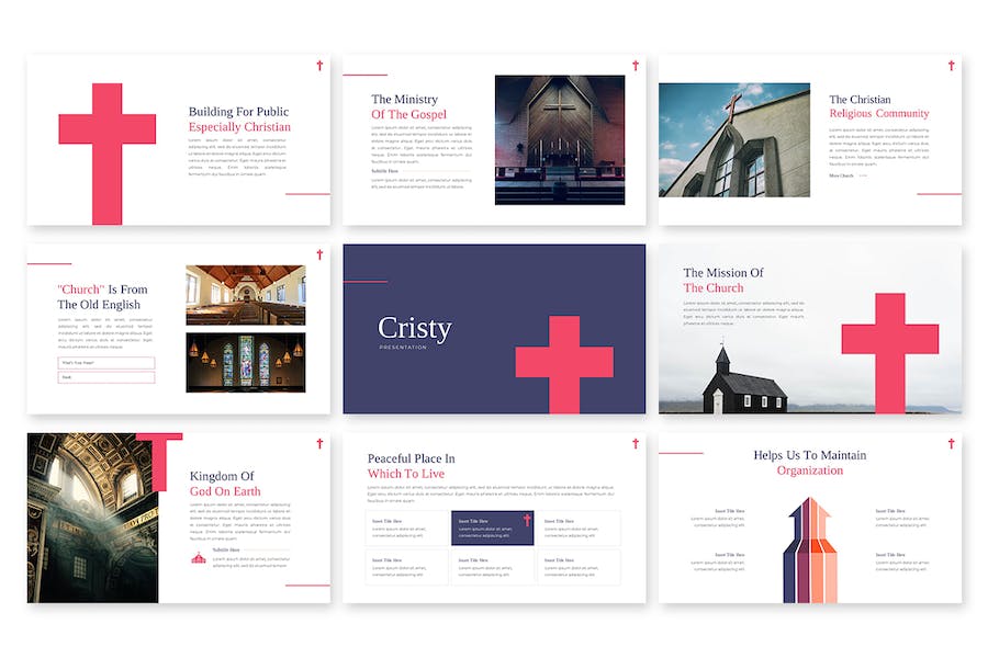 国外大教堂项目介绍展示keynote模板 - 顶尖PPT