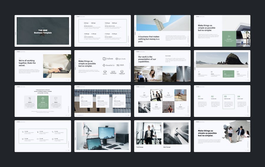 商务商务报告keynote模板 - 顶尖PPT