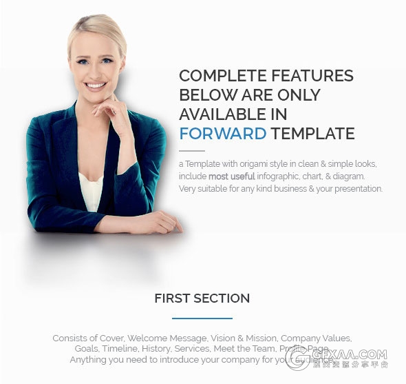 200页高端商务图形图标+产品展示+地图多用途PPT模板 - 顶尖PPT