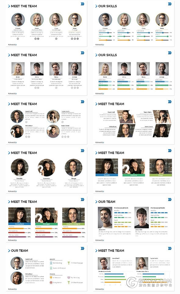 200页高端商务图形图标+产品展示+地图多用途PPT模板 - 顶尖PPT